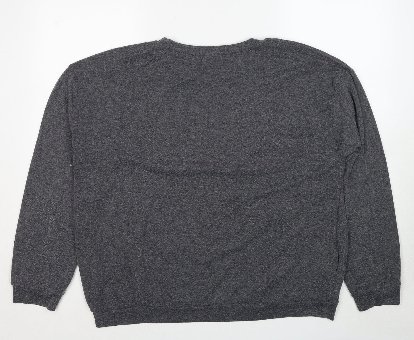 Blooming Jelly Womens Grey Polyester Pullover Sweatshirt Size XL Pullover - Easy Tiger