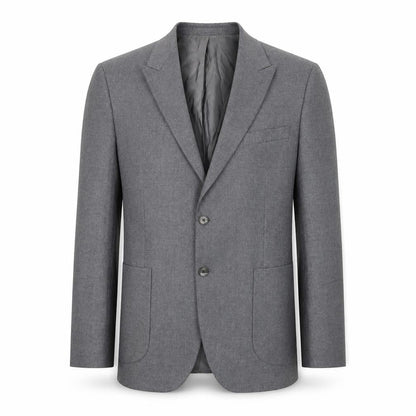 Front view of Autograph men’s grey polyester jacket suit jacket, size 42, regular