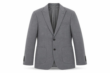 Front view of Autograph men’s grey polyester jacket suit jacket, size 40, regular
