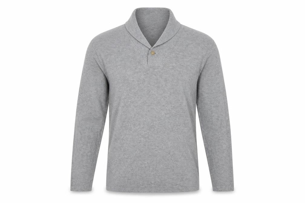 Topman Mens Grey V-Neck Cotton Pullover Jumper Size L Long Sleeve