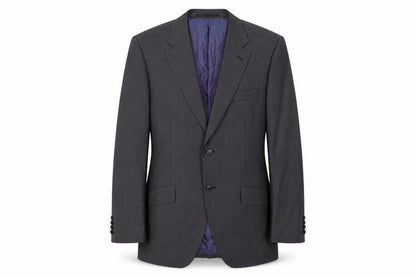 Front view of Autograph men’s grey polyester jacket suit jacket, size 40, regular
