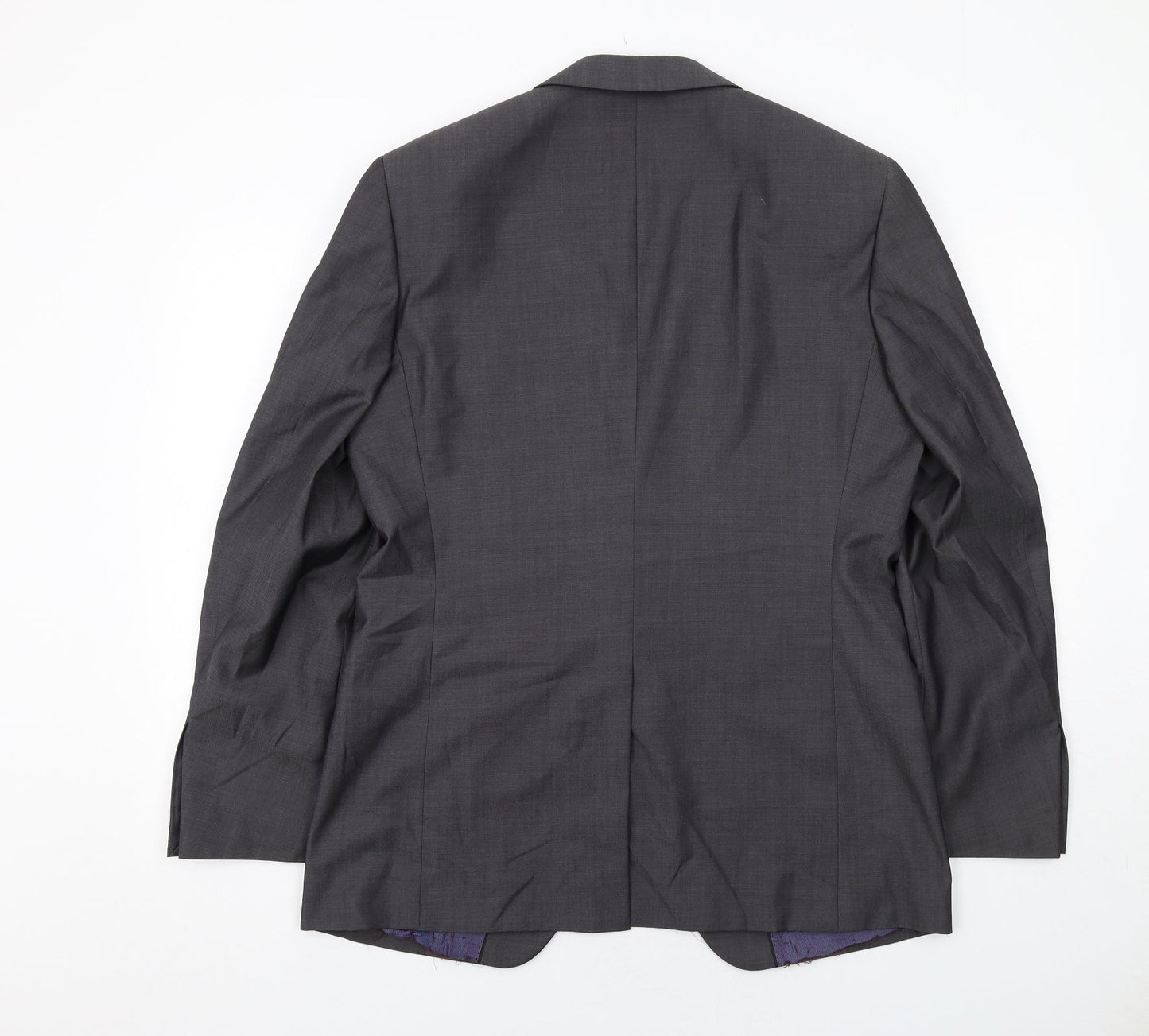 Autograph Mens Grey Polyester Jacket Suit Jacket Size 40 Regular