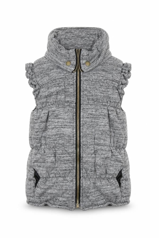 MODO Girls Grey Gilet Jacket Size M Zip