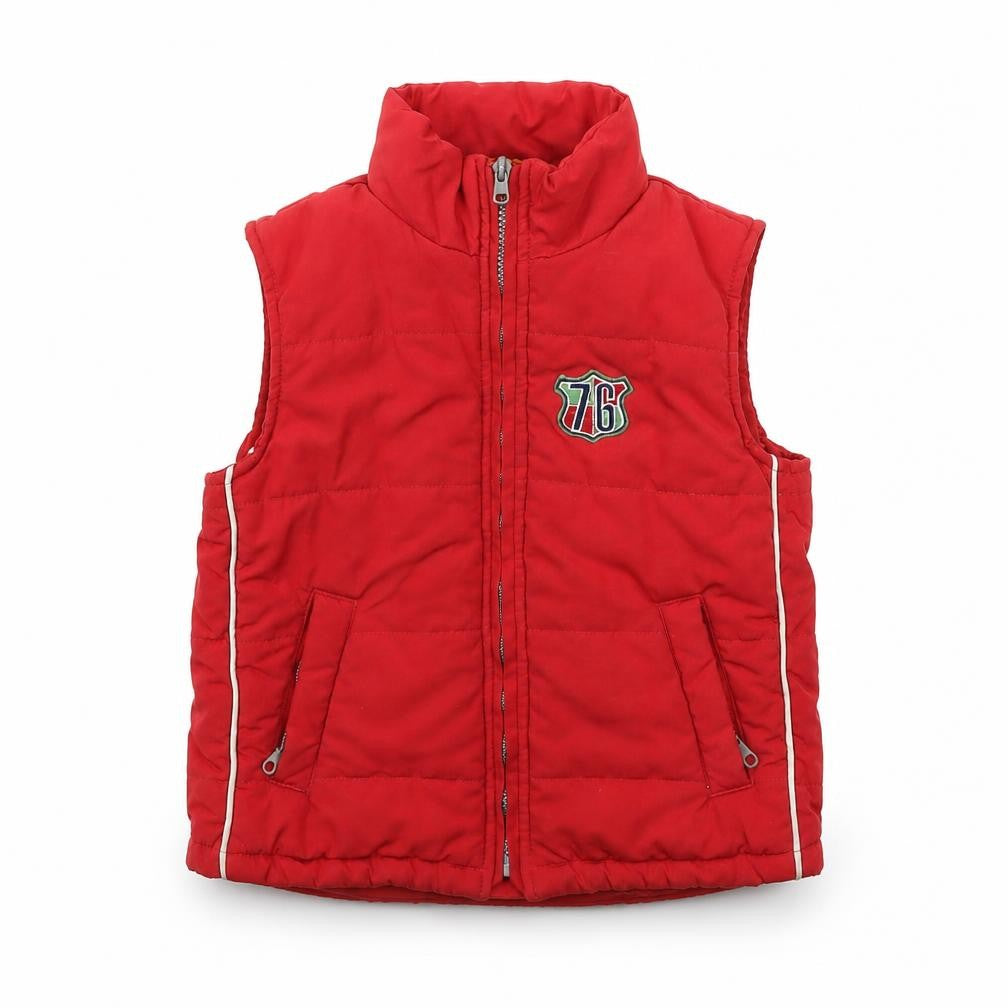 Masoral Boys Red Gilet Waistcoat Size 7 Years Zip