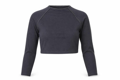 PRETTYLITTLETHING Womens Grey Polyester Basic T-Shirt Size 10 Round Neck