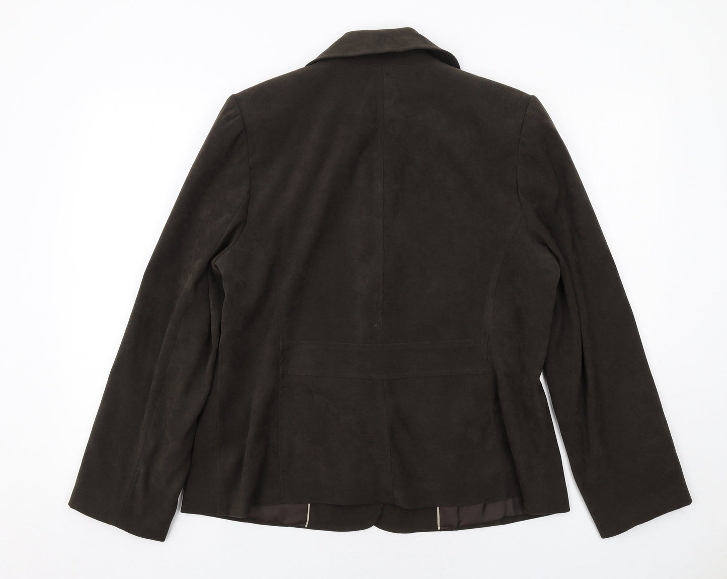 Berkertex Womens Green Jacket Blazer Size 16 Button