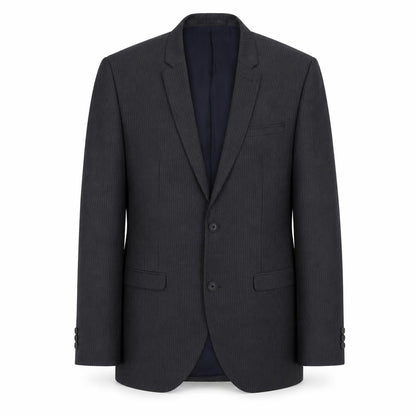 Next Mens Grey Striped Polyester Jacket Suit Jacket Size 38 Regular