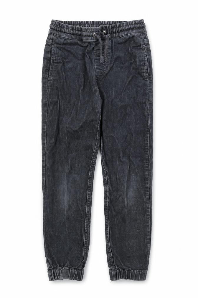 John Lewis Girls Grey 100% Cotton Jegging Trousers Size 9 Years Regular Drawstring