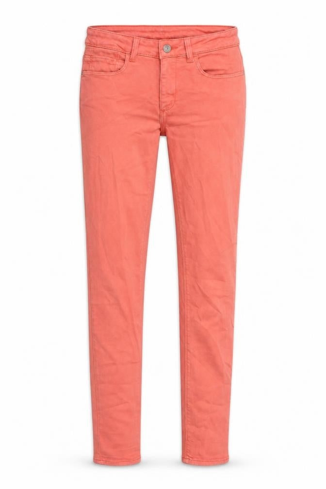 Zara Womens Pink Cotton Skinny Jeans Size 8 Slim Zip