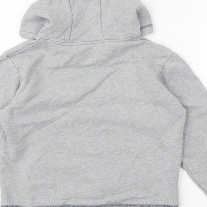 Brand and care label for adams boys’ boys grey cotton pullover hoodie, size 10, years pullover - track legend