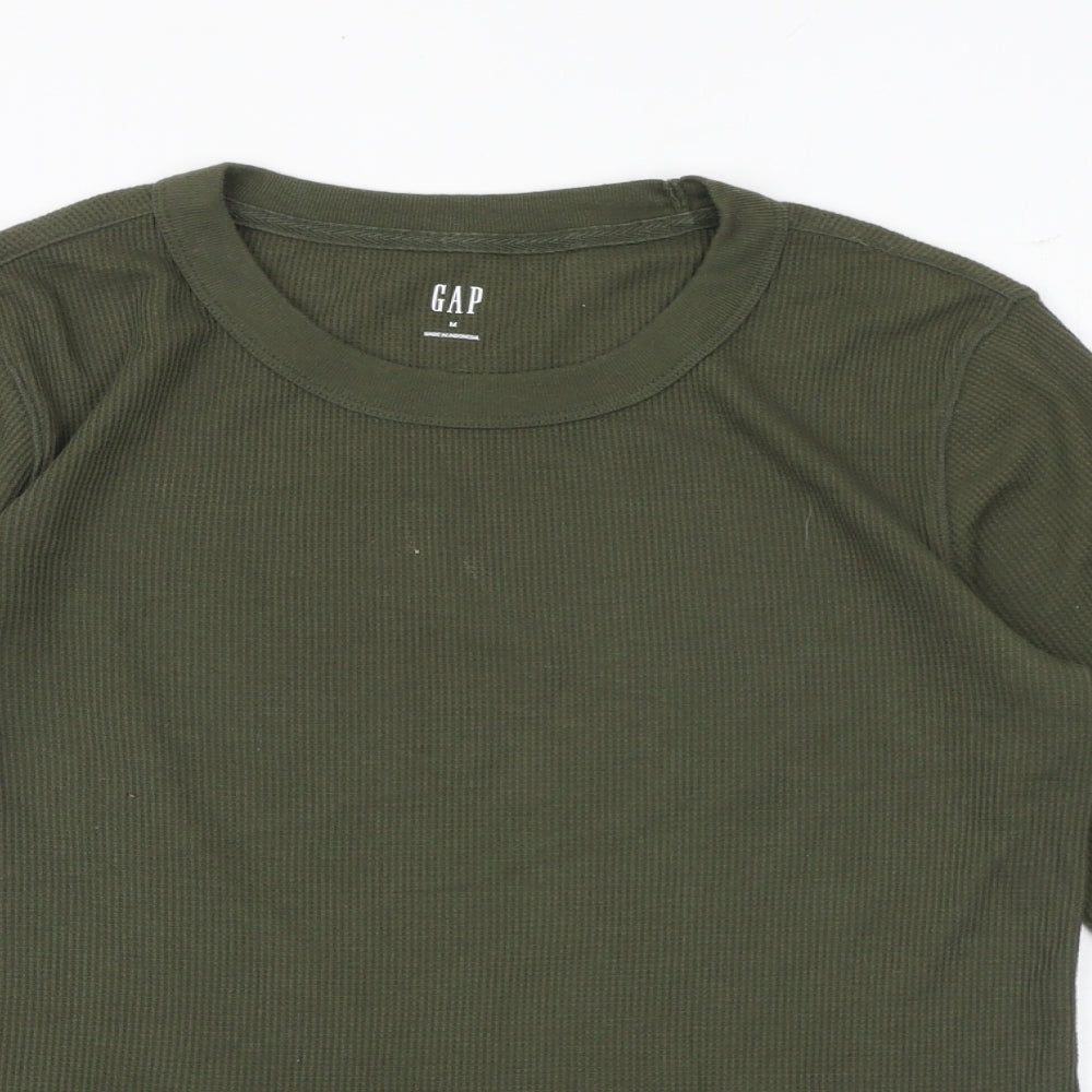 Gap Mens Green Cotton Pullover Sweatshirt Size M