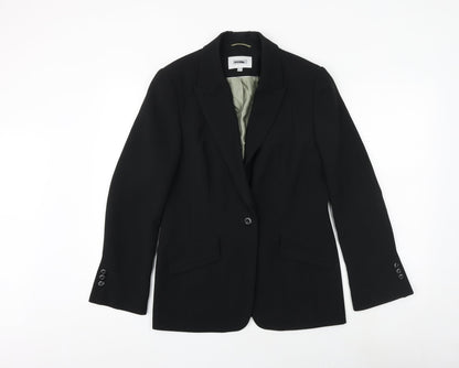 Next Womens Black Polyester Jacket Suit Jacket Size 12 Button