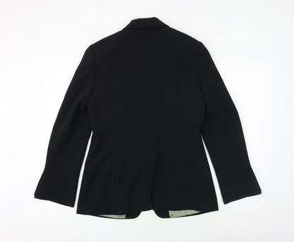 Next Womens Black Polyester Jacket Suit Jacket Size 12 Button