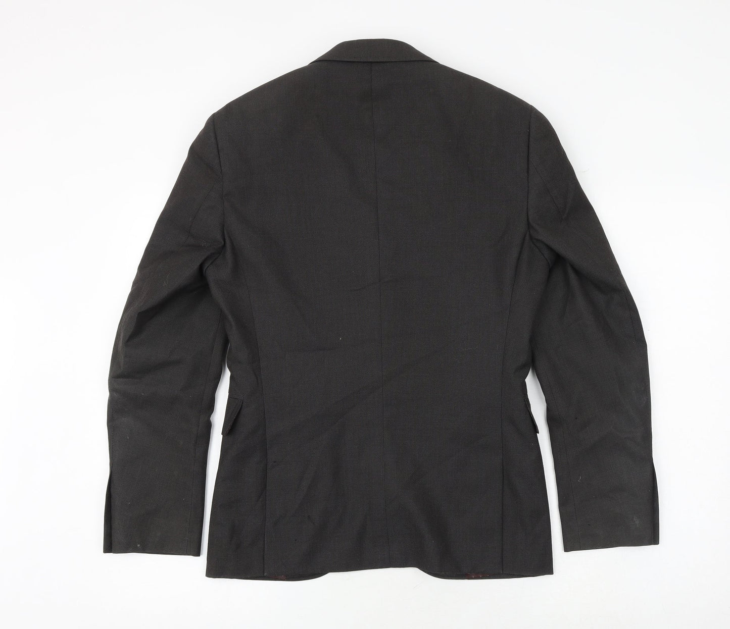 NEXT Mens Brown Polyester Jacket Blazer Size 36 Regular