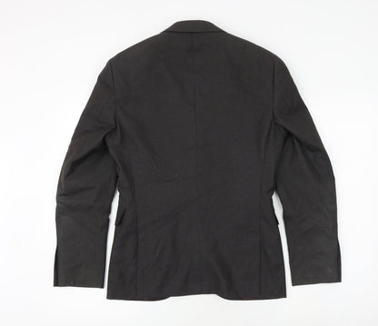 Next Mens Brown Polyester Jacket Blazer Size 36 Regular