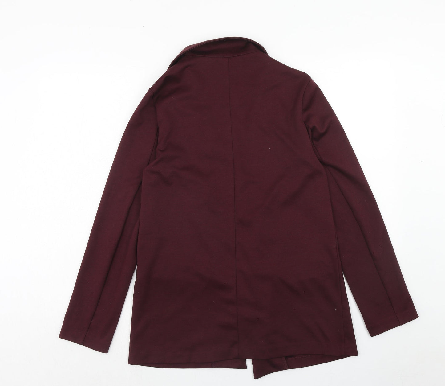 New Look Womens Red Kimono Jacket Size 10 Snap