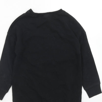 Next Girls Black Cotton Pullover Sweatshirt Size 10 Years Pullover - California