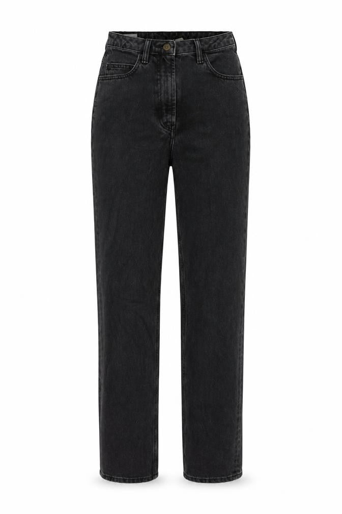COLLUSION Womens Grey Cotton Mom Jeans Size 26 in L36 in Regular Button