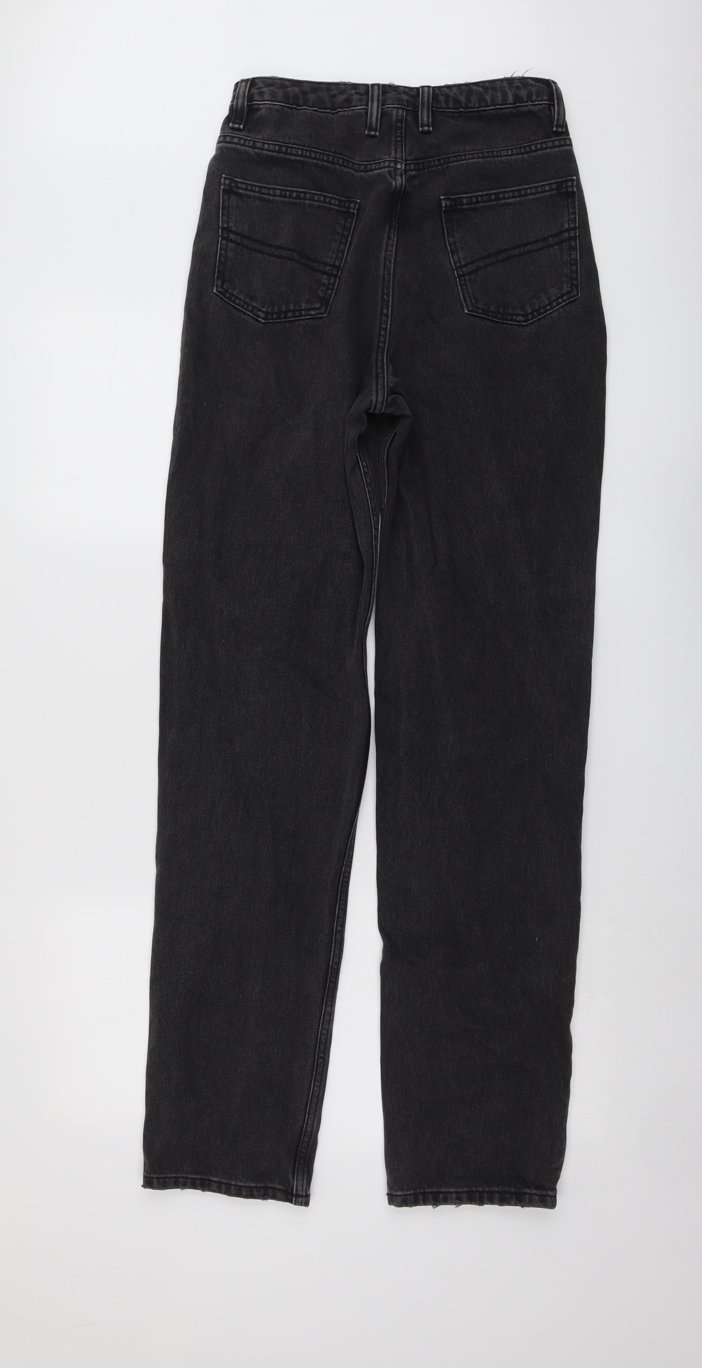 COLLUSION Womens Grey Cotton Mom Jeans Size 26 in L36 in Regular Button