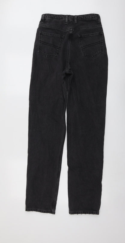 Collusion Womens Grey Cotton Mom Jeans Size 26 in L36 in Regular Button