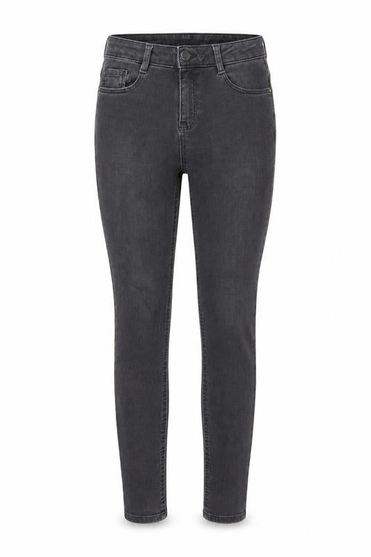 Dorothy Perkins Womens Grey Cotton Skinny Jeans Size 8 L29 in Regular Button - Shape & Lift
