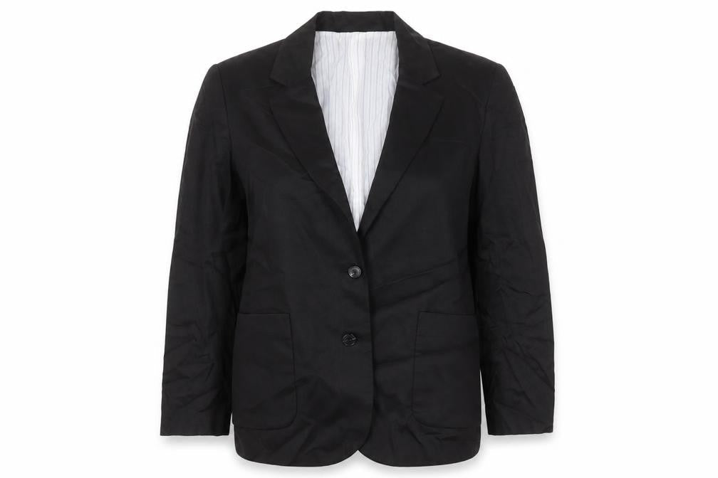Zara Womens Black Lyocell Jacket Blazer Size XS