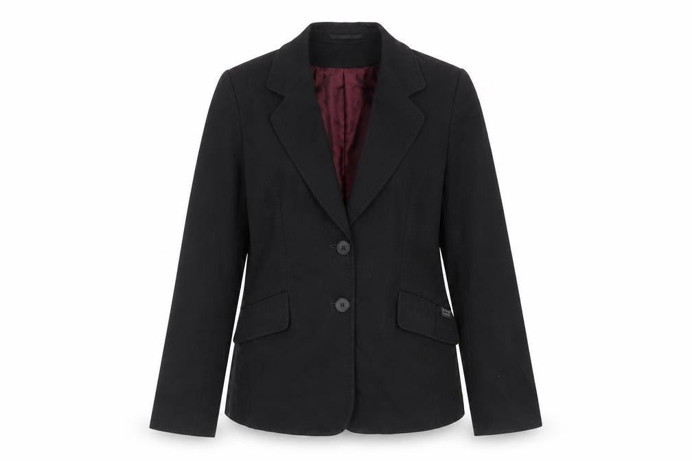 Evolution Womens Black Polyester Jacket Suit Jacket Size 10