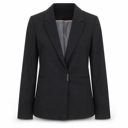 G2000 Womens Black Cotton Jacket Blazer Size 6