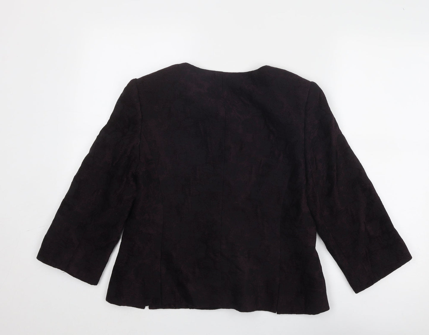 CC Womens Purple Jacket Size 12 Button