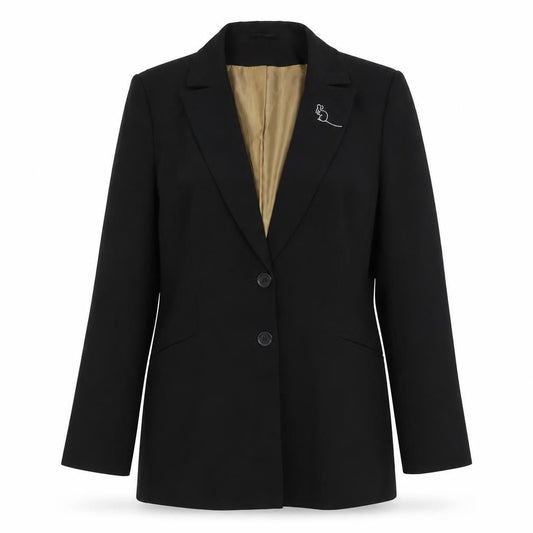 Dorothy Perkins Womens Black Polyester Jacket Suit Jacket Size 14