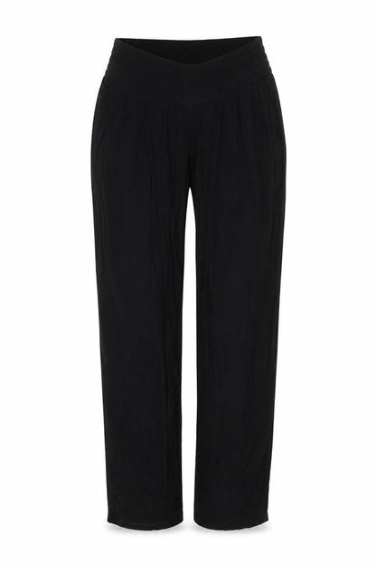 H&M Womens Black Viscose Trousers Size M Regular