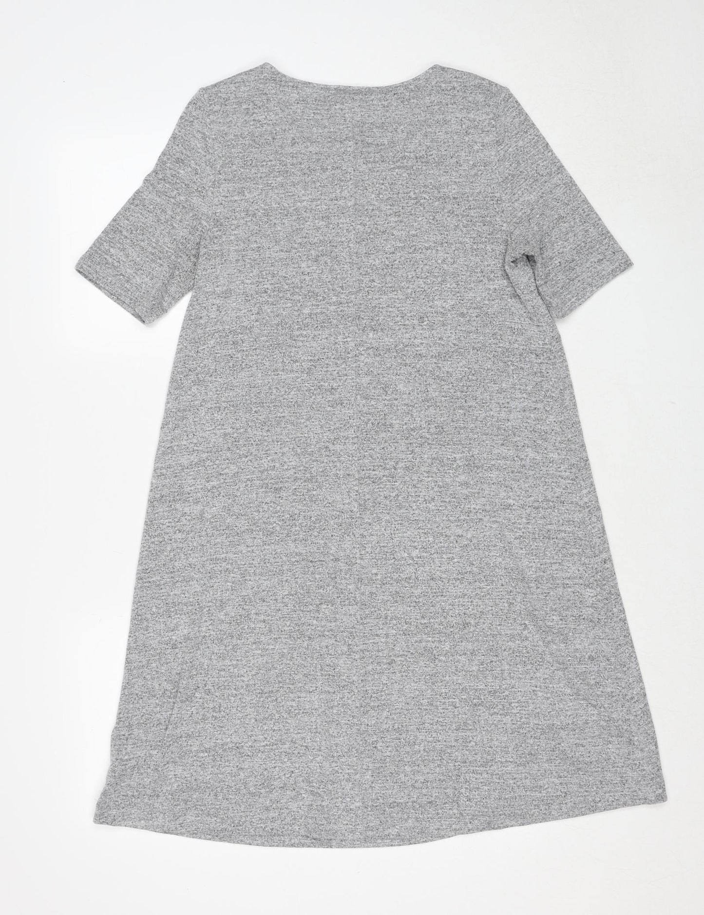 Gap Womens Grey Polyester A-Line Size S Boat Neck Pullover