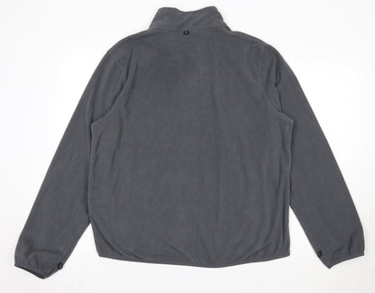Freedom Trail Mens Grey Jacket Size L Zip