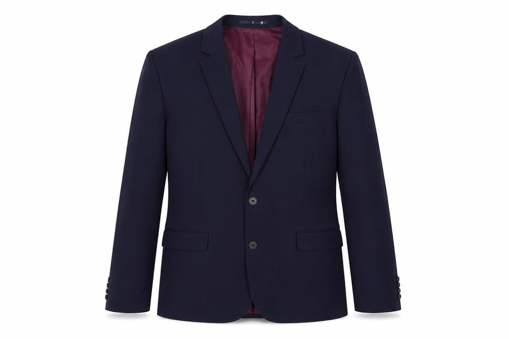 ASOS Mens Blue Polyester Jacket Suit Jacket Size 40 Regular