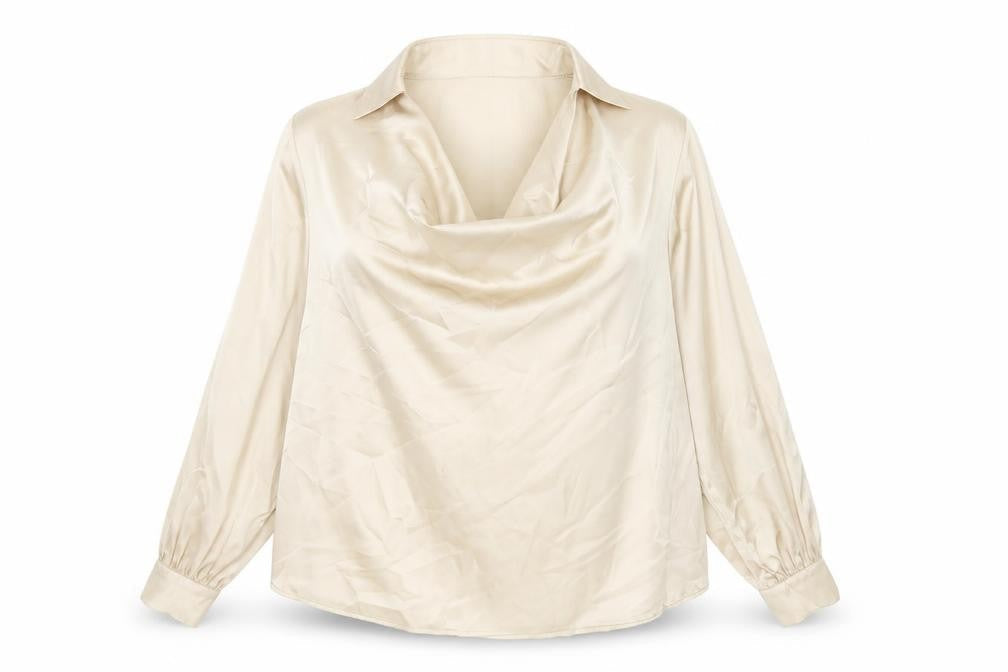 In the Style Womens Multicoloured Polyester Basic Blouse Size 20 Cowl Neck