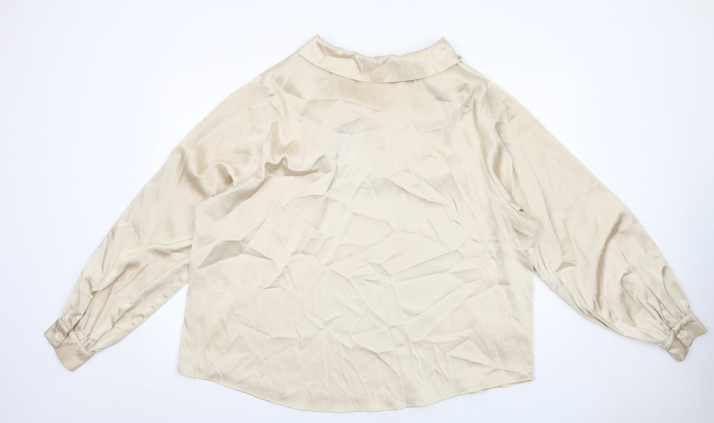 In the Style Womens Multicoloured Polyester Basic Blouse Size 20 Cowl Neck