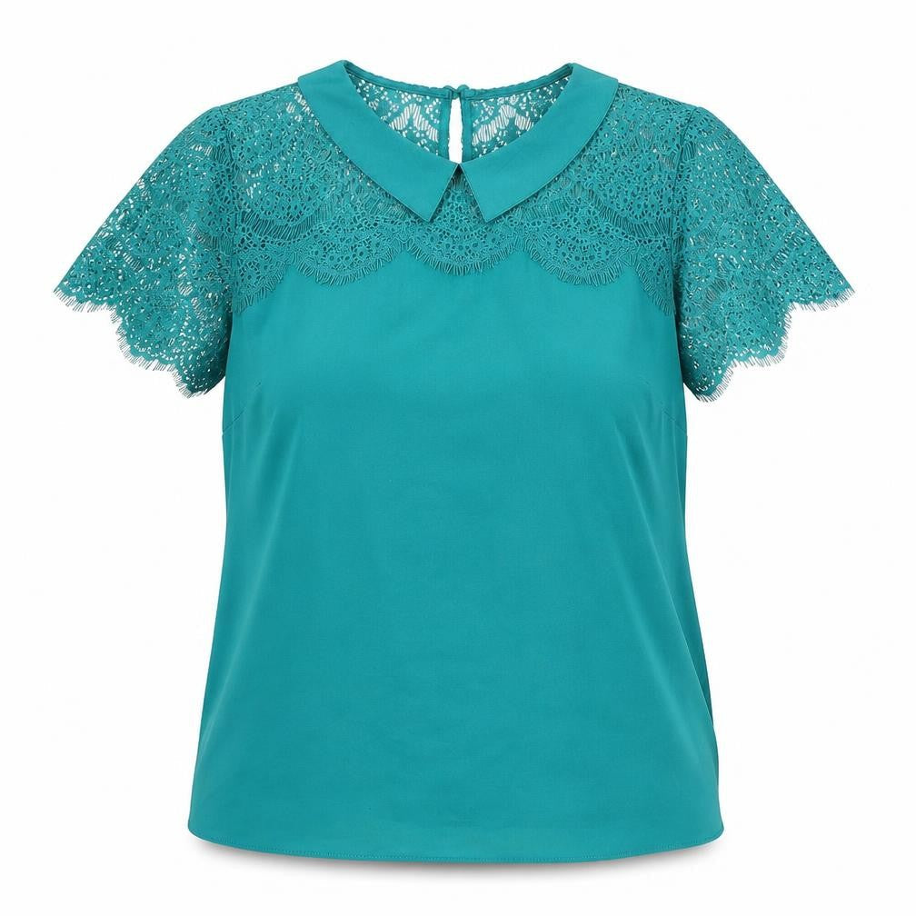 Principles Womens Green Polyester Basic Tank Size 14 Collared - Lace Details