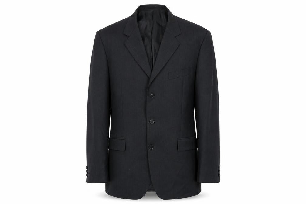 Burton Mens Grey Polyester Jacket Suit Jacket Size 44 Regular
