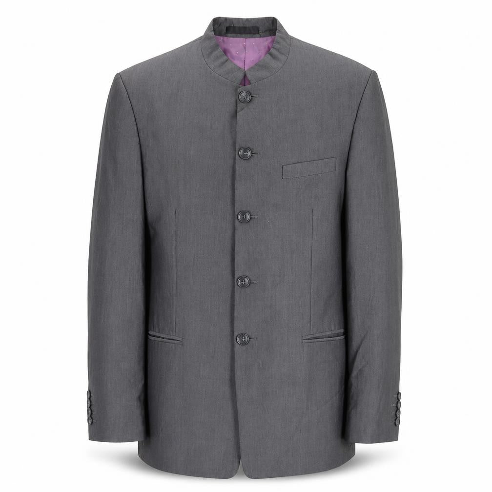 Marc Darcy Mens Grey Polyacrylate Fibre Jacket Suit Jacket Size 40 Regular