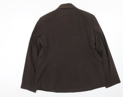 Classics Womens Brown Jacket Size 18 Zip
