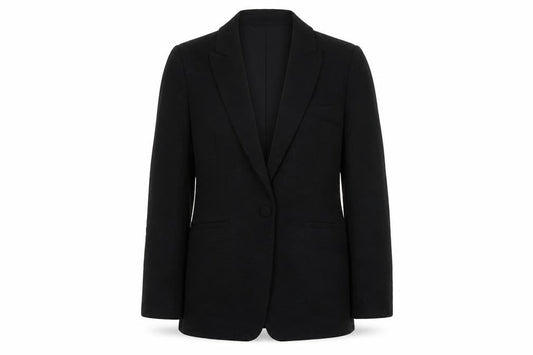Marks & Spencer Womens Black Viscose Jacket Suit Jacket Size 12