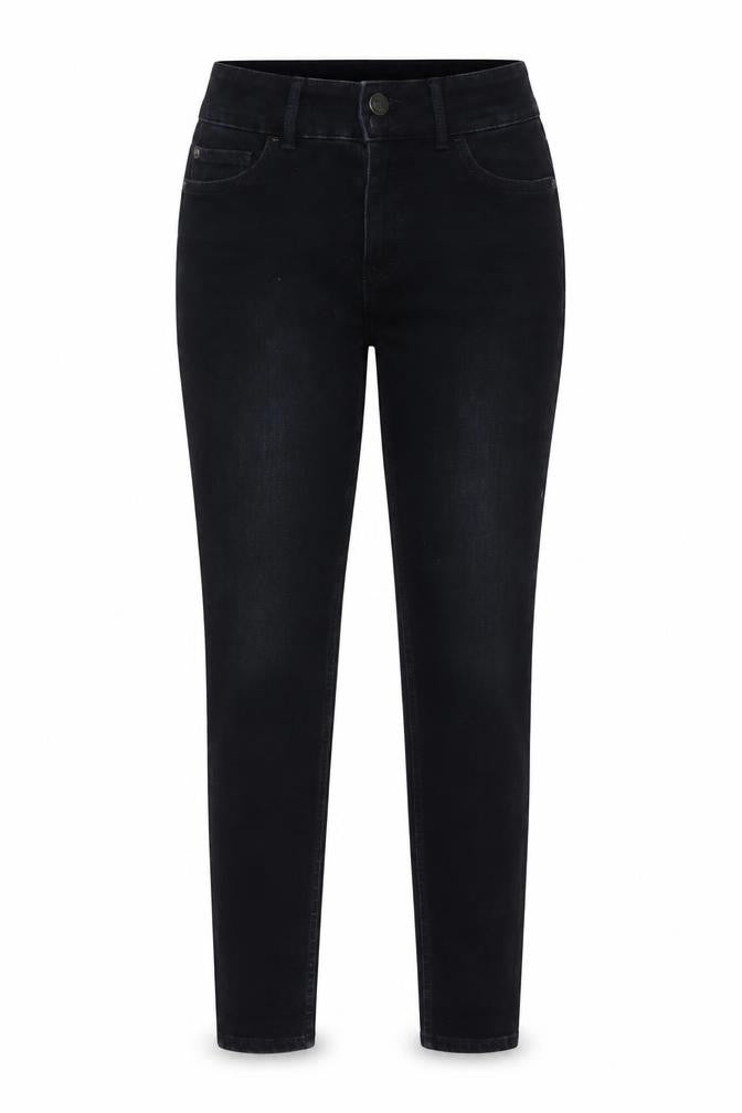 Marks & Spencer Womens Blue Cotton Skinny Jeans Size 12 L27 in Regular Button