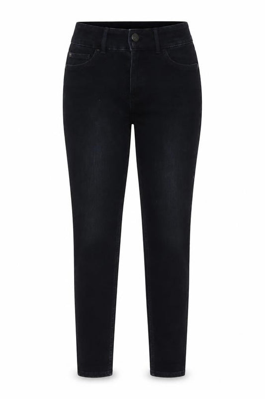 Marks & Spencer Womens Blue Cotton Skinny Jeans Size 12 L27 in Regular Button