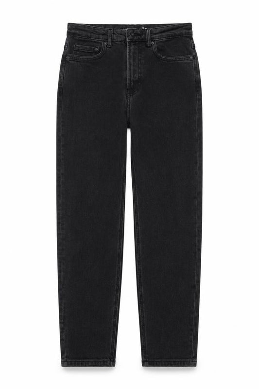 Stradivarius Womens Grey Cotton Straight Jeans Size 8 L27 in Regular Button