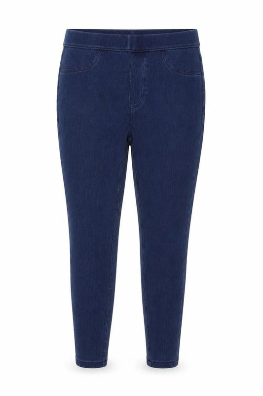 Marks & Spencer Womens Blue Cotton Skinny Jeans Size 12 L25 in Regular