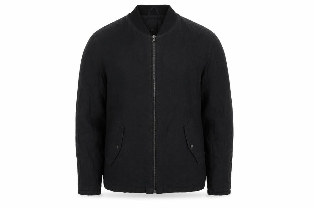 H&M Mens Black Jacket Size S Zip