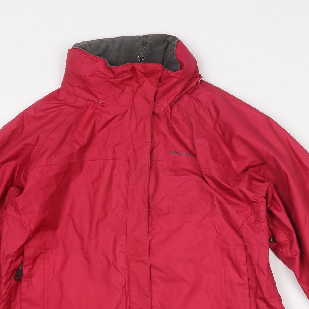Quechua Womens Pink Jacket Size XS Zip