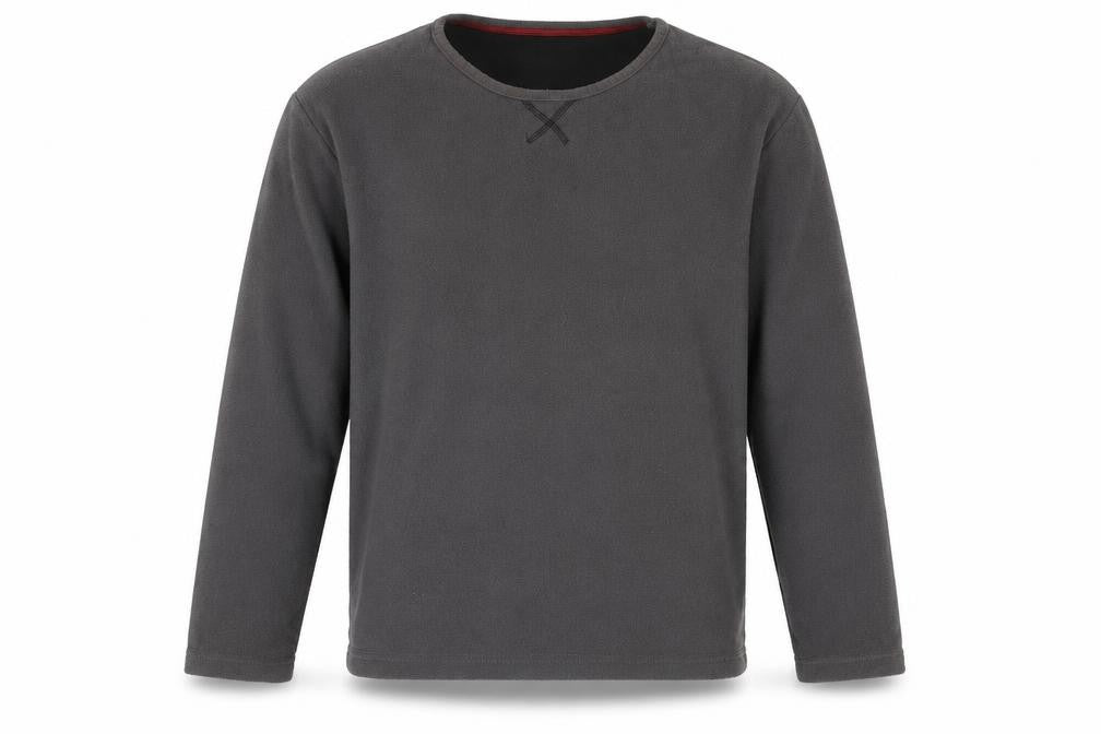 Avenue Mens Grey Polyester Pullover Sweatshirt Size M