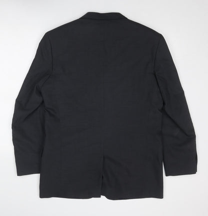 Next Mens Grey Wool Jacket Suit Jacket Size 40 Regular