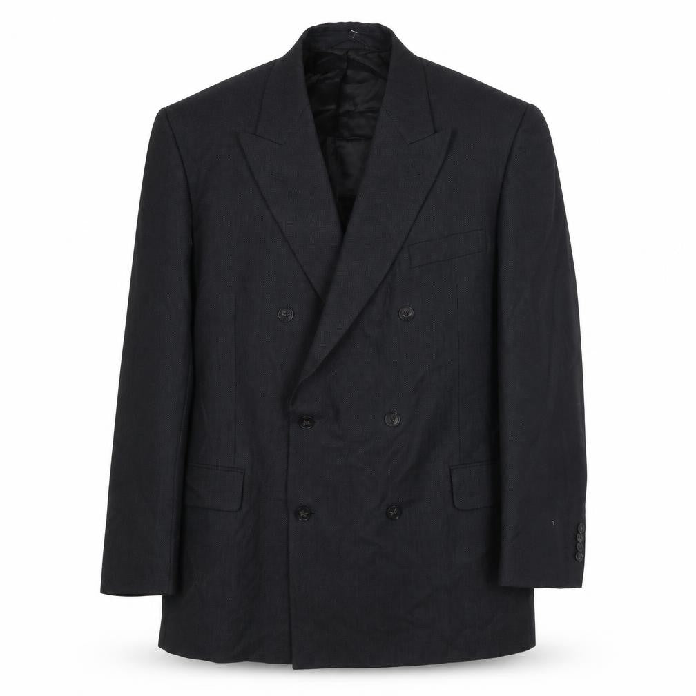 ROY ROBSON Mens Grey Polyester Jacket Suit Jacket Size 44 Regular